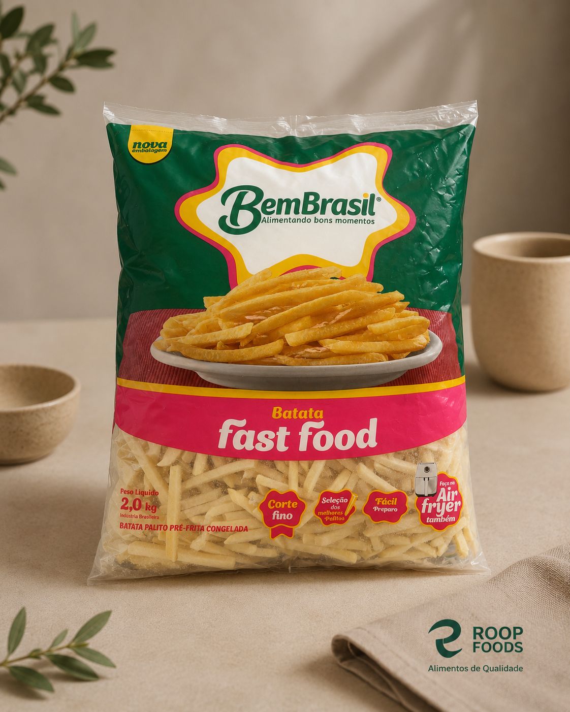 Batata 7mm Fast Bem Brasil 2kg