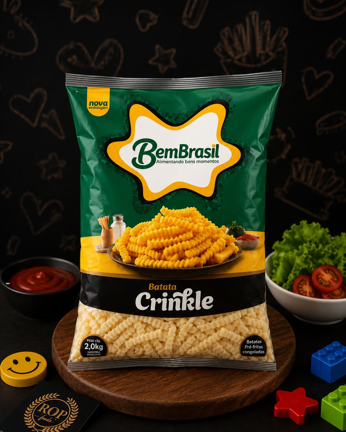 Batata Crinkle Bem Brasil 2kg