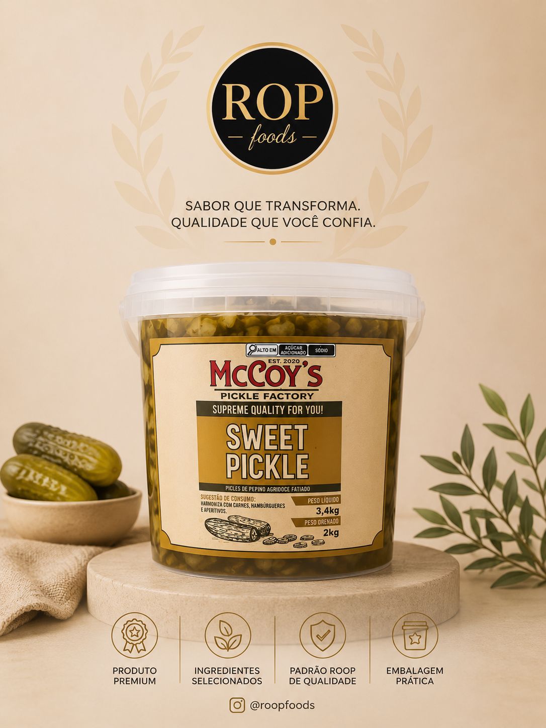 Picles Mccoys 2kg