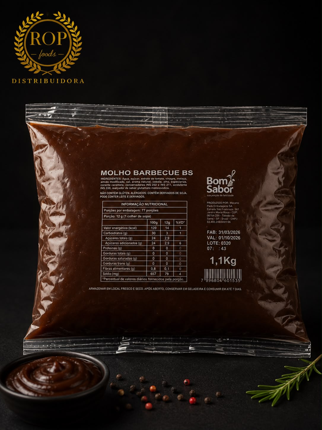 Barbecue Bom Sabor 1,1kg