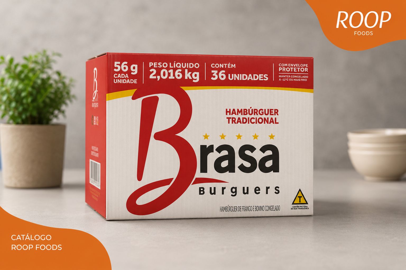 Hambúrguer Trad 56g