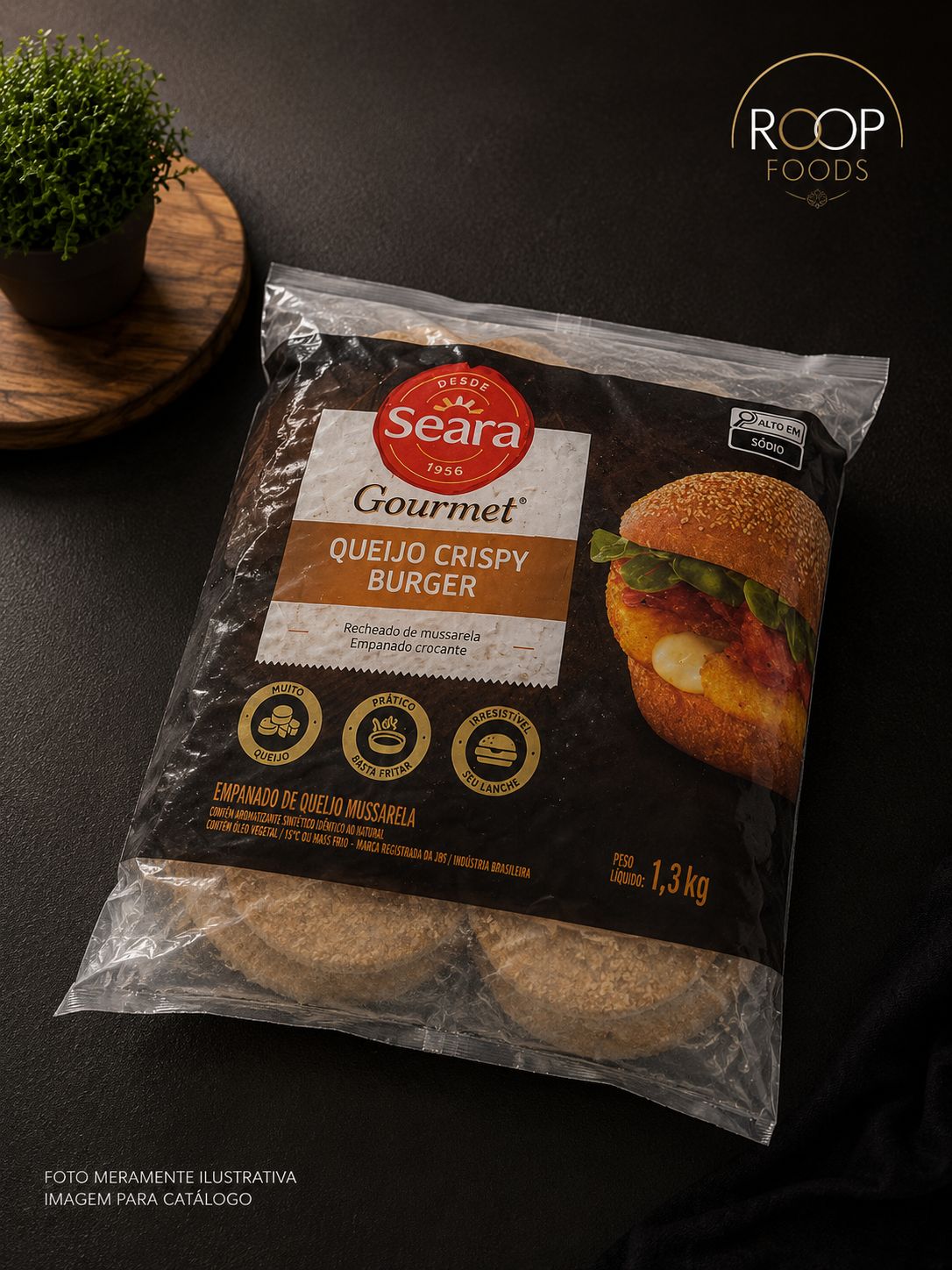 Mussarela Empanada 1,3kg