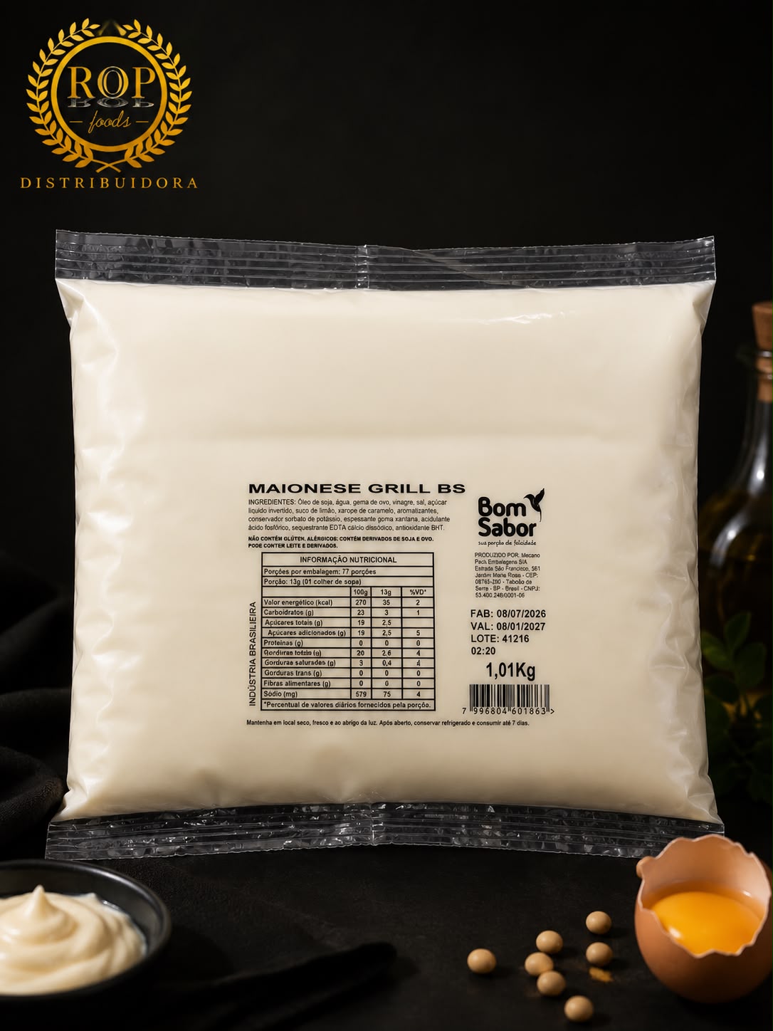 Maionese Grill Bom Sabor 1,01kg