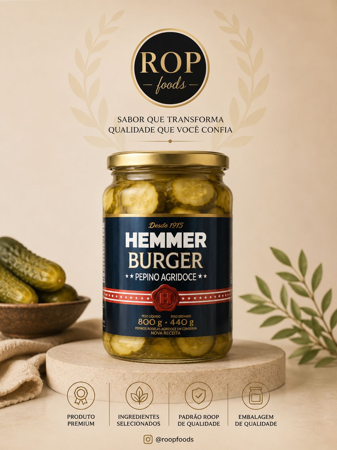 Picles Hemmer 400g